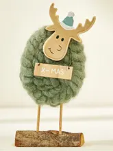 クリエイティブなトナカイとサンタのクリスマスツリー飾り