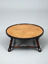 筇竹製小型茶卓【新中式デザイン・竹編み・ローテーブル・和室用】