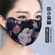 夏用アイスシルクマスク【薄型・通気性・UVカット・全顔カバー・洗濯可能】