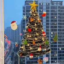 クリスマス手作りDIY材料セット【雰囲気装飾・パールチェーン・リビングルームの窓飾り】