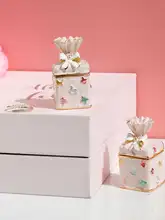 ジュエリーボックス ガーリー キャンディピンク コンパクト 携帯用 アクセサリー ネックレス ブレスレット ピアス イヤリング 収納
