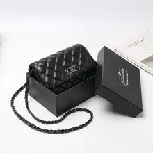 ショルダーチェーン付きハンドバッグ【ダイヤモンドキルティング・ソフトレザー】（セットアップ対応）