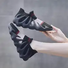 女性用トレーニングシューズ【厚底・ソフトソール・軽量・軽いクッション性・ヨガ室内用】