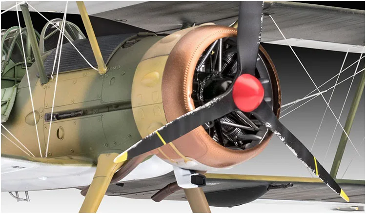 組み立て式モデル飛行機 グロスターグラディエーター：ストロー飛行機の原理と実用性を検証