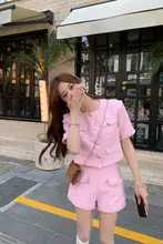 小柄女性向けカジュアルワンピース【ホワイト・短袖・薄手ジャケット・ショートパンツ・夏用】（セットアップ対応）