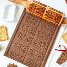 カートゥーンデザインのドラゴン年福牌クッキー用ローラー【中華風・DIYツール・送料無料】