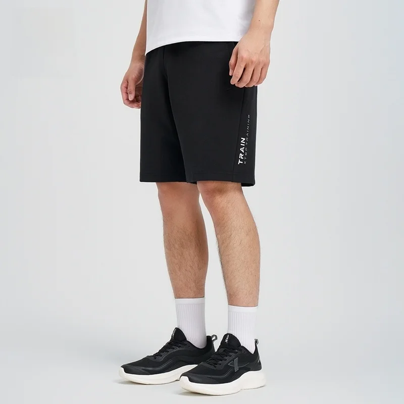 メンズショートパンツ 五分膝上 メンズカジュアルショーツ XTEP 2025夏モデル
