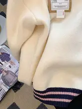 秋冬用の学院風ポロニットカーディガン【女子中高生向け・二重仕立て・カジュアル】（セットアップ対応）