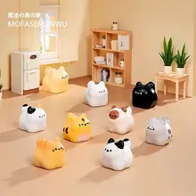 かわいいミニ猫フィギュア【デスク用・DIY装飾・カートゥーン】