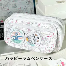 かわいい動物柄の大容量ペンケース【フラップ付き・多層収納・学生用】（セットアップ対応）
