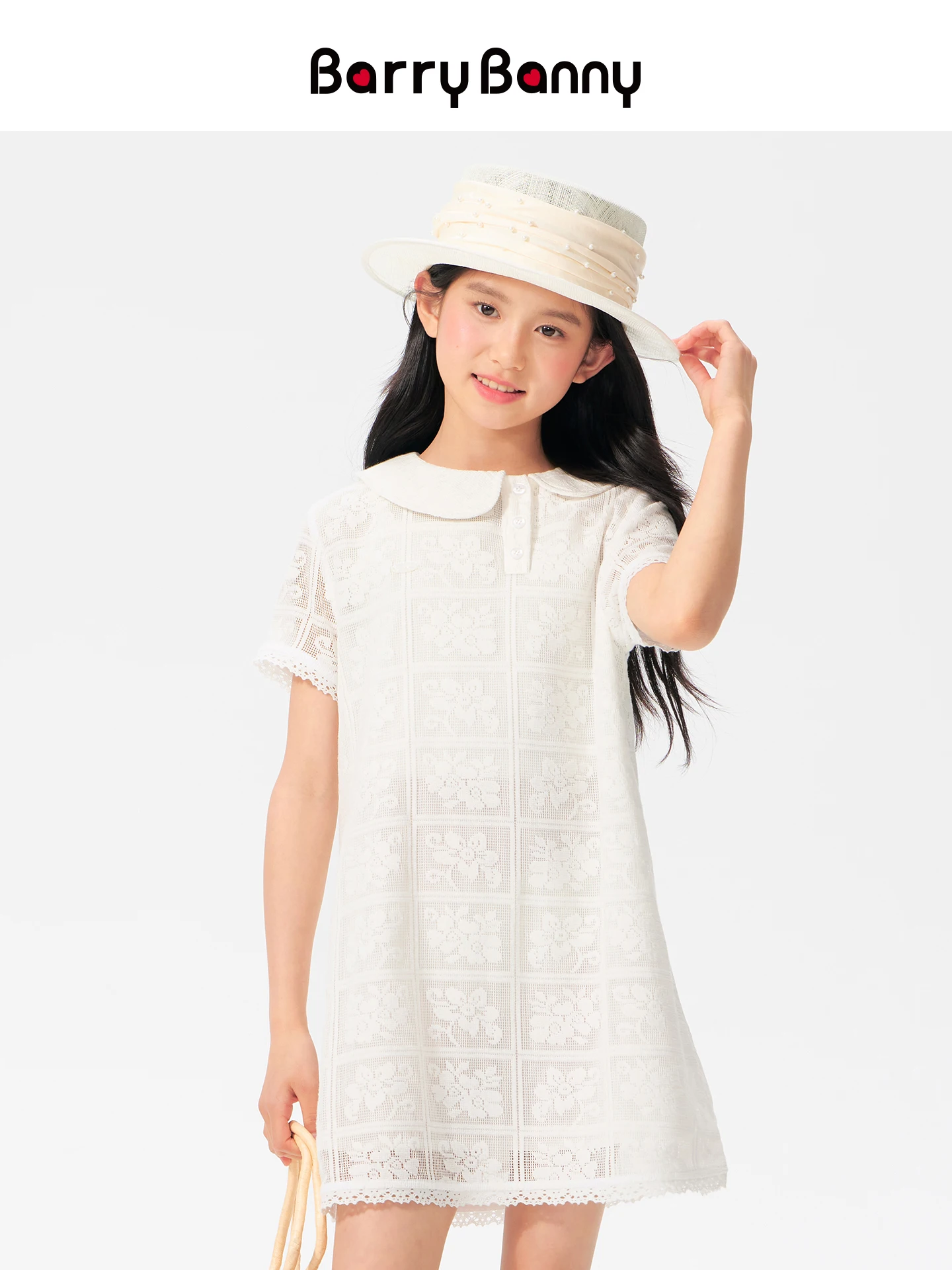姫系子供服ブランドBarry Banny レースワンピース：通気性と着心地のバランスを実証