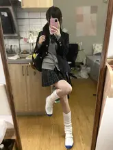 オリジナルJK制服【夏用・短袖シャツ・チェック柄スカート】（セットアップ対応）