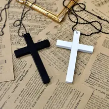 ダークロリータ大十字架ネックレス【パンク・ゴシック・チョーカー・修道女風】