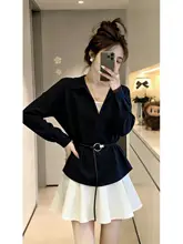 女性用長袖シャツ【特徴的なデザイン・ウエストシェイプ・秋用】（セットアップ対応）