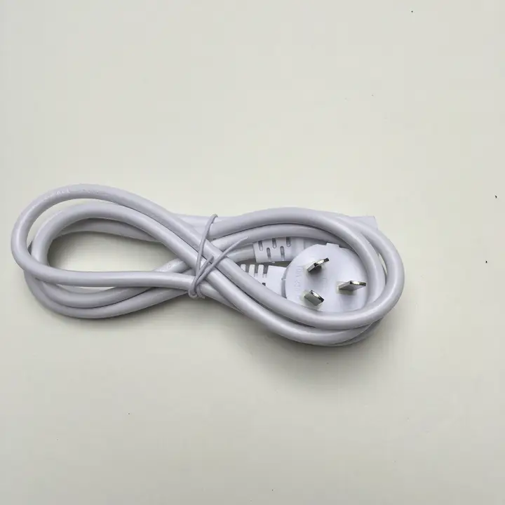 電気煮込み鍋用電源コード【三脚プラグ・黒白】