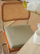 クッション ピンクグリーン 家庭用 汎用 椅子 ダイニングチェア ラグジュアリー シンプル