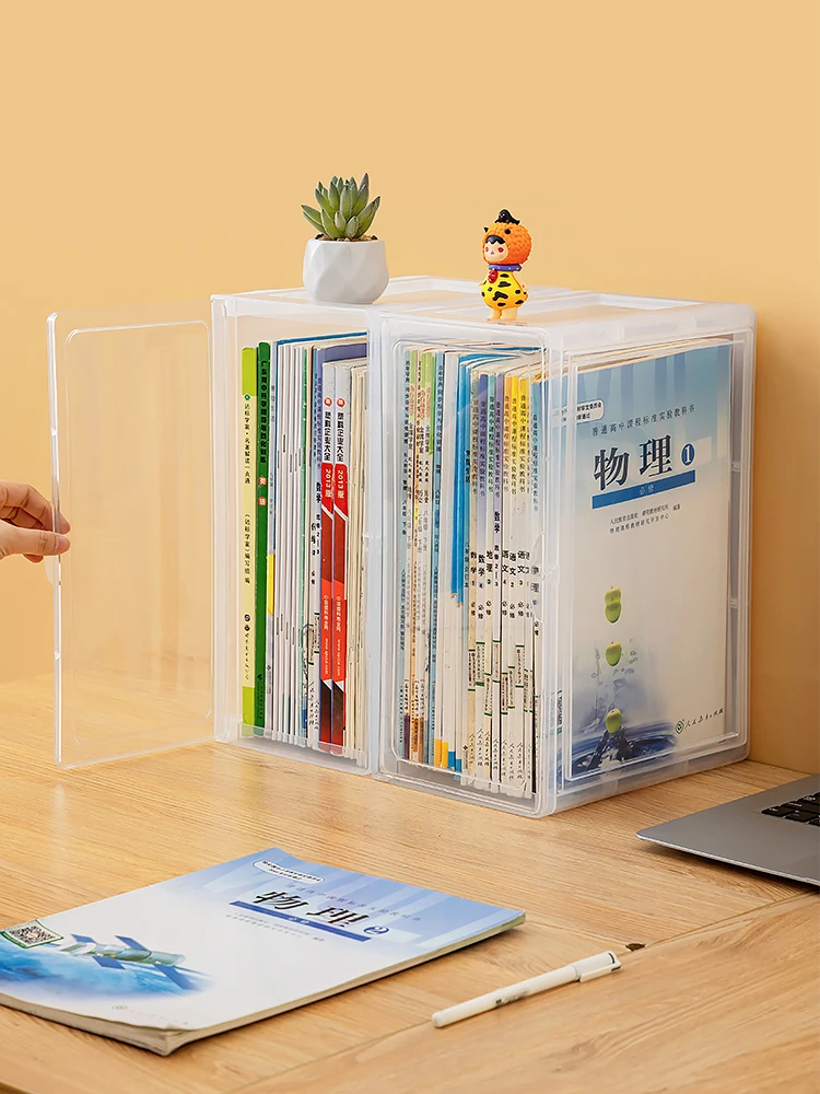 子供書類整理用収納ボックス：透明翻蓋書箱0183の実用性と使い方