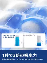 使い捨て純綿洗顔タオル【大判・厚手・男女兼用・3箱セット】