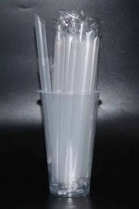 ストロー 個の使い捨て個別包装牛乳 ティーカップ