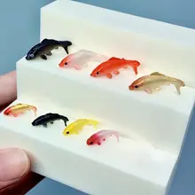 水槽用ミニチュア小魚模型【デスクトップ装飾・手作りサンドボックス用】