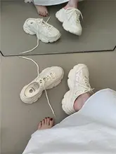厚底デザインの女性用スリッポンシューズ【通気性・フロントオープン・極上の柔らかさ】（セットアップ対応）