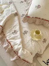 夏用純綿クールケット【子供用・プリンセスデザイン・ダブルレイヤー・通気性良好】（セットアップ対応）