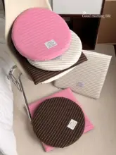 Morning Market 防滑透湿性デロンメモリーフォーム椅子クッション【取り外し可能・洗える・秋冬用】