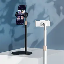 スマホスタンド タブレットスタンド 卓上 伸縮 昇降 角度調節 アルミ合金 汎用 撮影 動画撮影 ライブ配信 ハンズフリー 俯瞰撮影 「thetree」
