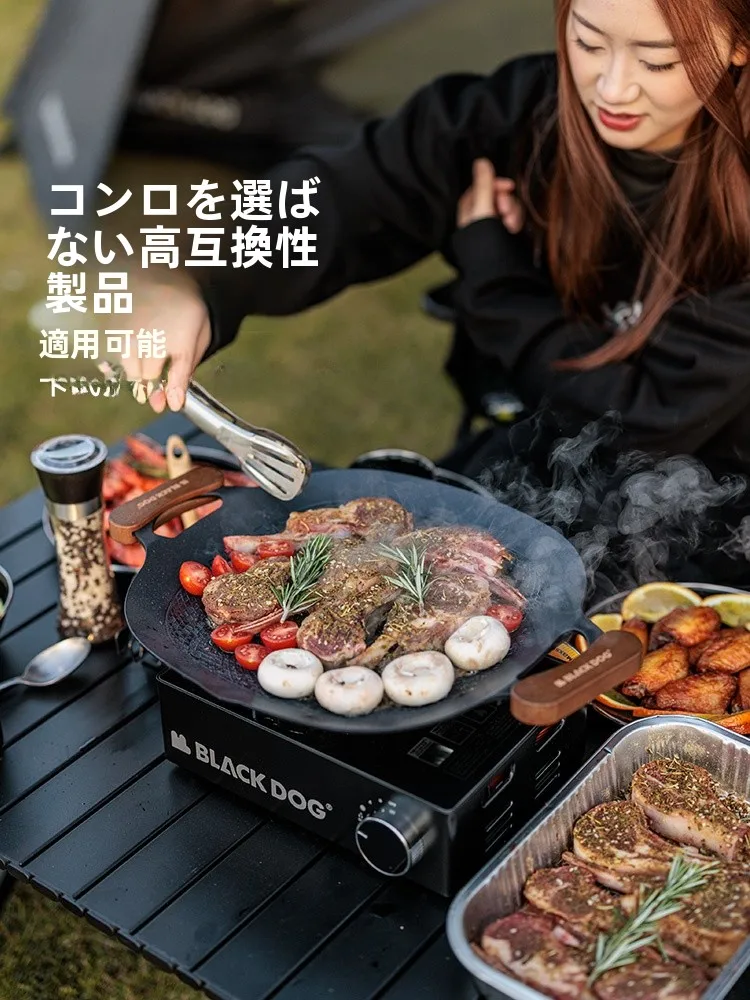 BLACKDOG 焼肉調理用フライパン：キャンプ調理器具セットの必須アイテムとしての実用性と性能解析
