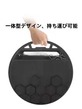 BLACKDOG アルミ製アウトドア折りたたみテーブル【昇降機能付き・キャンプ用・小型】