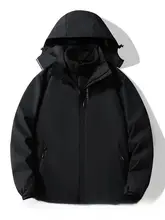 メンズ アウトドア三合一ジャケット【防風・防水・秋冬用・釣り・登山対応】