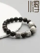 足銀製の花火デザインバケットビーズ【3D立体・アンティーク仕上げ】