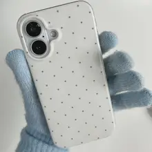 シンプルで可愛い！星柄のダブルレイヤーiPhoneケース【グレー・衝撃吸収・適用モデル多数】