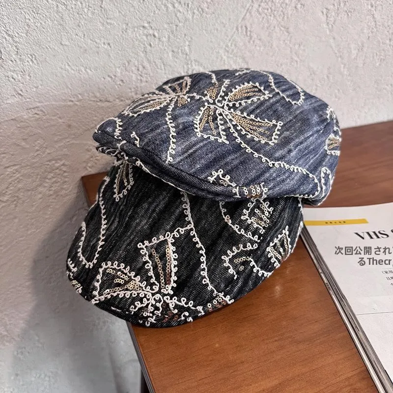 30代から40代の男性にぴったり？「刺繍花柄デニムキャップ」が実は、おっさんらしさを演出する秘密兵器とは？