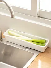 キッチン用伸縮式水切りラック【吊り下げ可能・多機能収納】