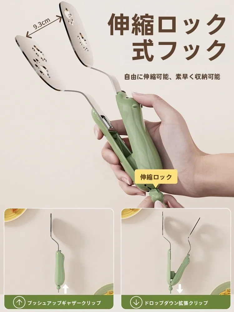 カートンデザインのステンレスフライターンナー：耐熱・多機能で家庭料理を簡素化