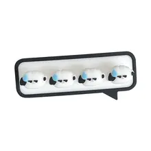 ケーブルクリップ デスク用 かわいい 充電ケーブル収納 絡まり防止 スマホコード整理