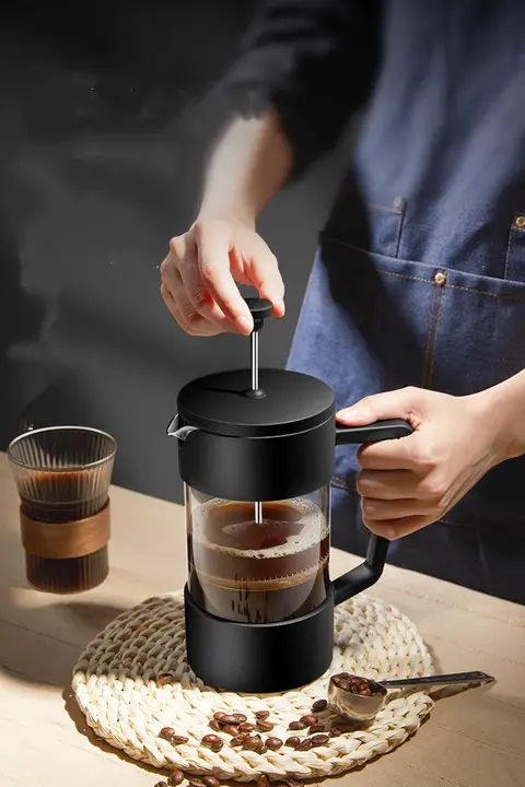フィルター器具 フレンチプレス 家庭用 ティーブリューイング コールドブリューコーヒー フィルターカップ