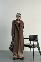 ヴィンテージ風イギリススタイルのカジュアルブレザー【女性用・フィット・中長丈】