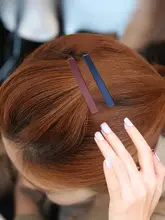髪留めサイド用ヘアクリップ【女性用・後頭部の短い髪用・前髪カード】