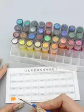 アクリル絵具 アーティスト 3mlボトル 24/36/65色 幻彩 蛍光 金属 特殊色