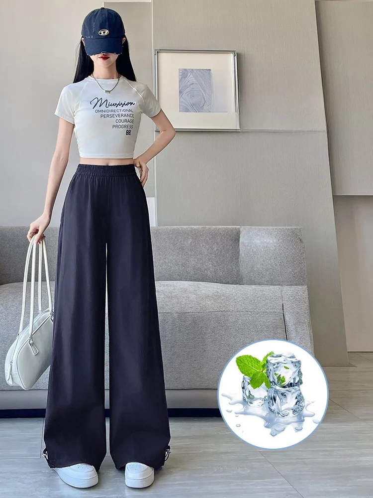 通気性の良いパンツ女性：夏用ゆったり灰色ワイドパンツの実用性と選び方