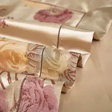 ゴージャスなサテン製欧州風四点セット【全棉・高級結婚寝具・アメリカンスタイル】（セットアップ対応）