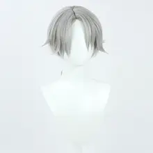 銀灰色のロングウィッグ【自由人・キャラクター仕様・ドラマティックなデザイン】