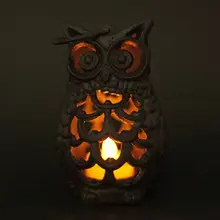 オウルデザインのアイアンキャンドルホルダー【欧風・ガーデンアクセサリー】