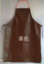 防油・防水エプロン【PU素材・多色・白・ノースリーブ・清潔感】
