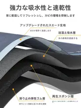 吸水性に優れたデイリー使いのバスマット【滑り止め・ラバー付き・トイレ用】