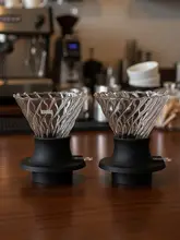 ガラス製ハンドドリップコーヒーV60フィルタードリッパー 【家庭用・一体型抽出器具・ドリップ式】（セットアップ対応）