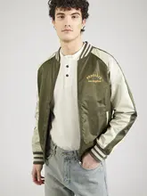スカジャン メンズ 横須賀 刺繍風 ヴィンテージ 冒険魂 アウター ジャケット「Superdry」