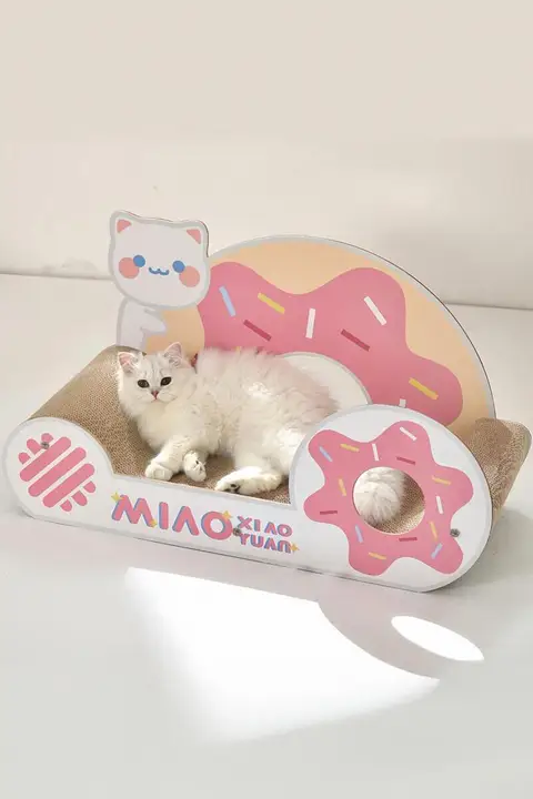 キャットグラブボード 超大号 猫用 段ボール 耐久性 落ちにくい